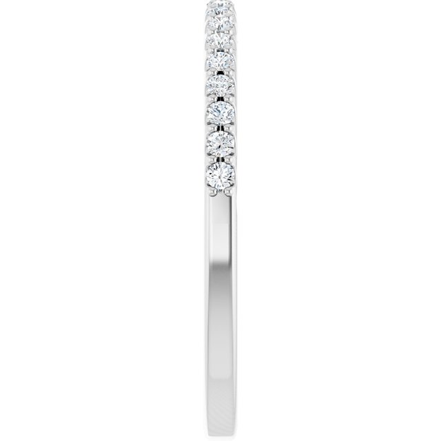 1/5 CTW Natural Diamond Band, 1.7 mm, Beaded Anniversary
