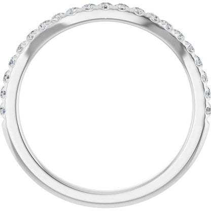 1/4 CTW Natural Diamond Matching Band, 1.9 mm