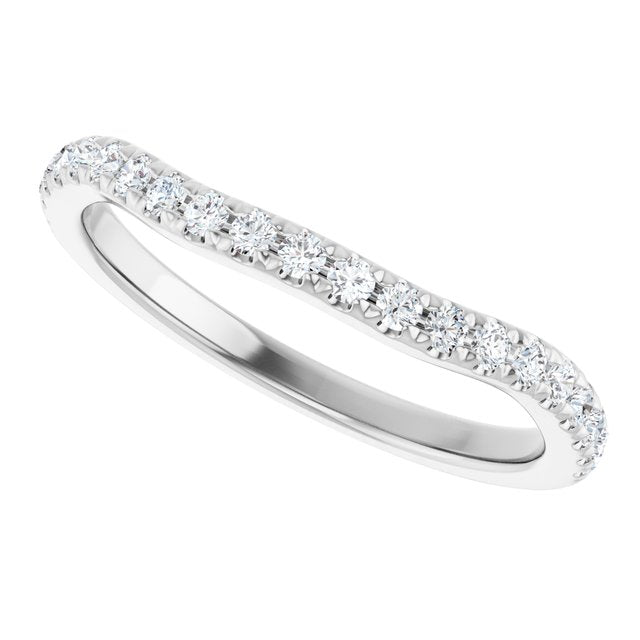 1/4 CTW Natural Diamond Matching Band, 1.9 mm