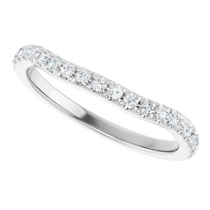 1/4 CTW Natural Diamond Matching Band, 1.9 mm