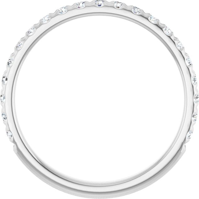 3/8 CTW Natural Diamond Matching Band, 2.1 mm