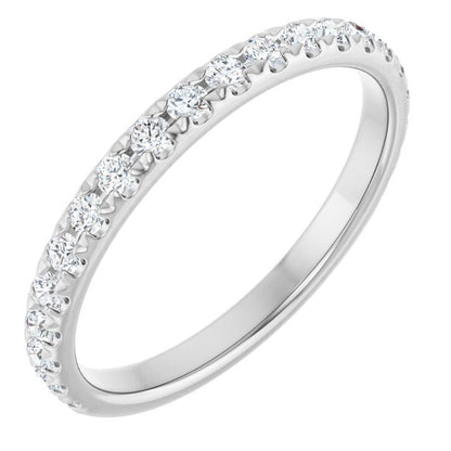 3/8 CTW Natural Diamond Matching Band, 2.1 mm