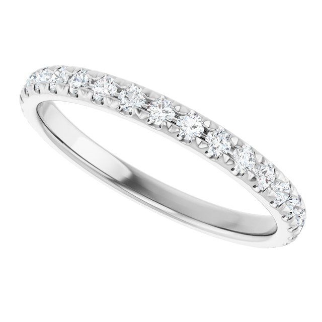 3/8 CTW Natural Diamond Matching Band, 2.1 mm