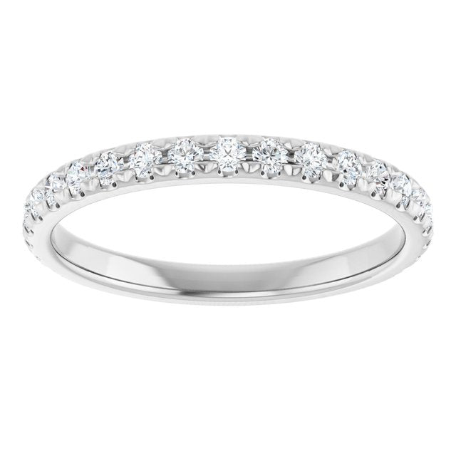 3/8 CTW Natural Diamond Matching Band, 2.1 mm