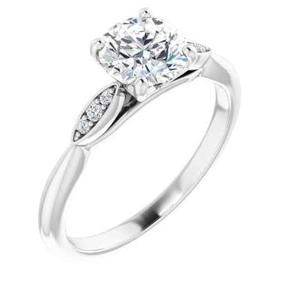 .08 CTW Natural Diamond Matching Band, 2 mm
