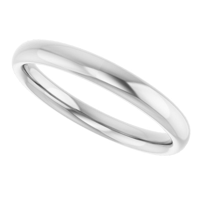 Wedding Band, 2.7 mm
