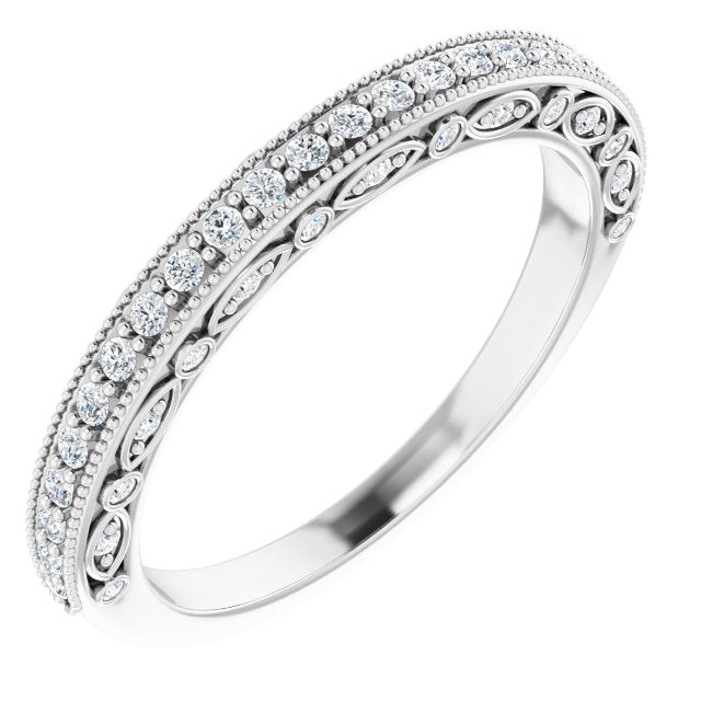 1/3 CTW Natural Diamond Matching Band, 2.6 mm