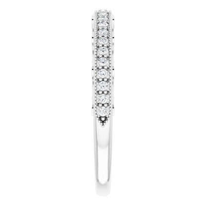 1/3 CTW Natural Diamond Matching Band, 2.6 mm