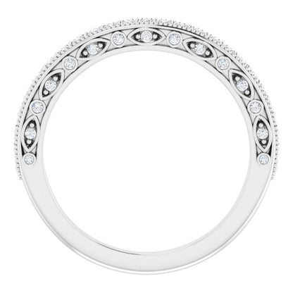 1/3 CTW Natural Diamond Matching Band, 2.6 mm