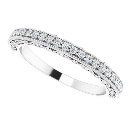 1/3 CTW Natural Diamond Matching Band, 2.6 mm