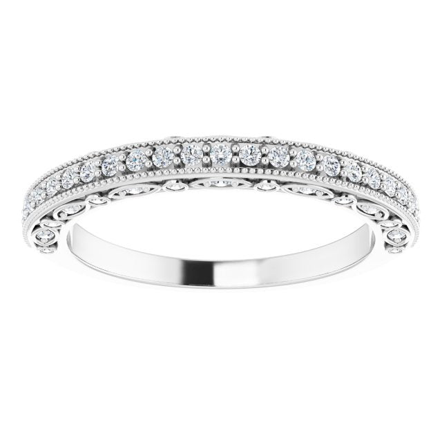 1/3 CTW Natural Diamond Matching Band, 2.6 mm