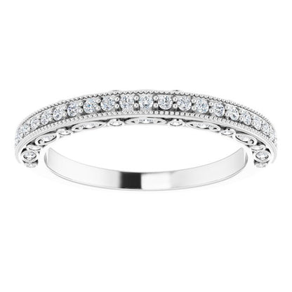 1/3 CTW Natural Diamond Matching Band, 2.6 mm
