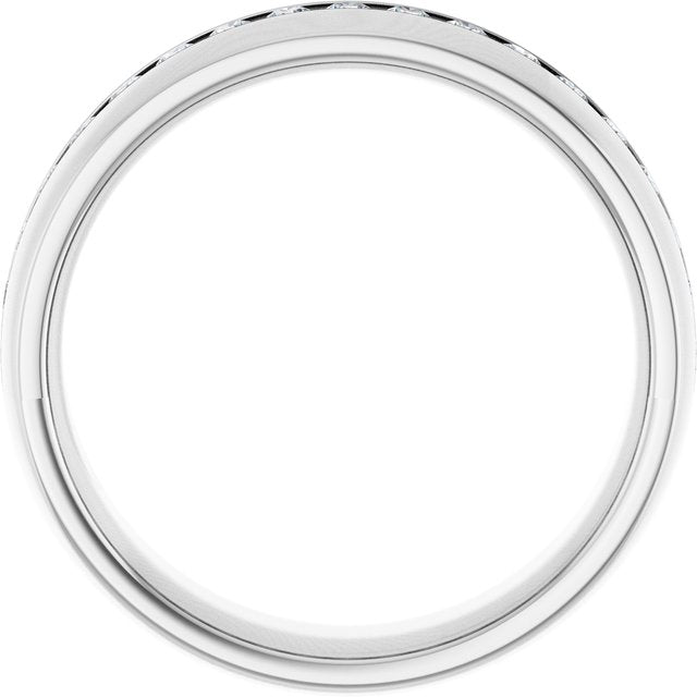 3/8 CTW Natural Diamond Band, 6 mm