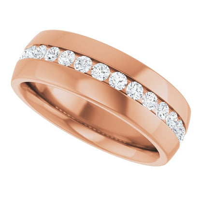 1/2 CTW Natural Diamond Band, 6.46 mm