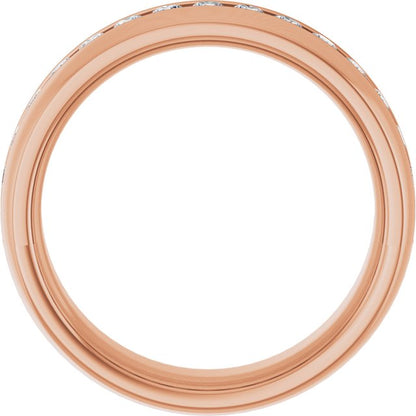 1/2 CTW Natural Diamond Band, 6.46 mm