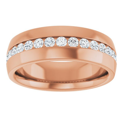 1/2 CTW Natural Diamond Band, 6.46 mm