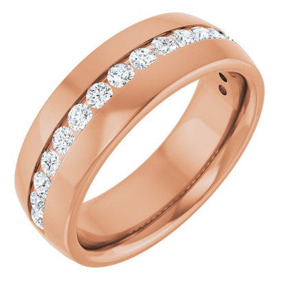 1/2 CTW Natural Diamond Band, 6.46 mm
