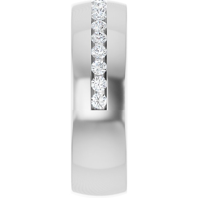 3/8 CTW Natural Diamond Band, 6 mm