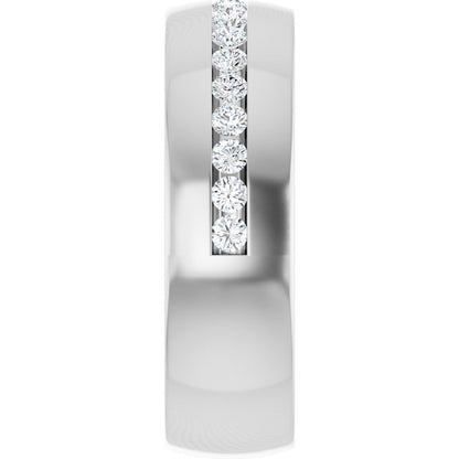 3/8 CTW Natural Diamond Band, 6 mm