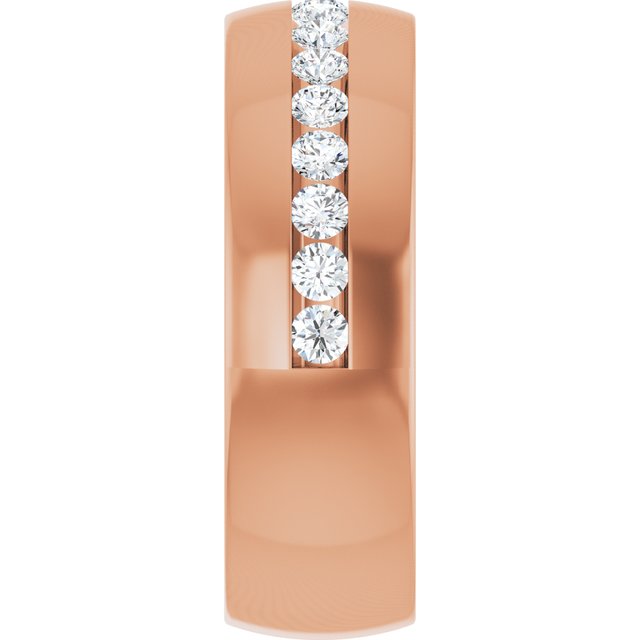 1/2 CTW Natural Diamond Band, 6.46 mm