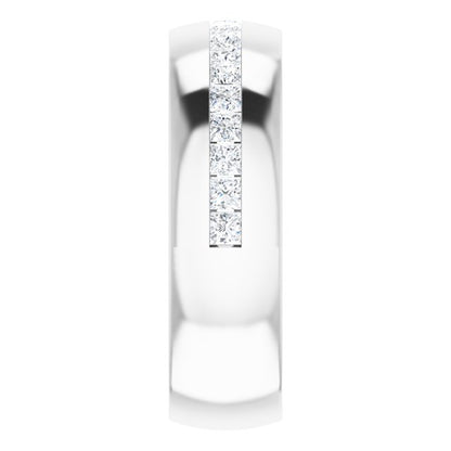 14K White Gold 1 CTW Natural Diamond Band