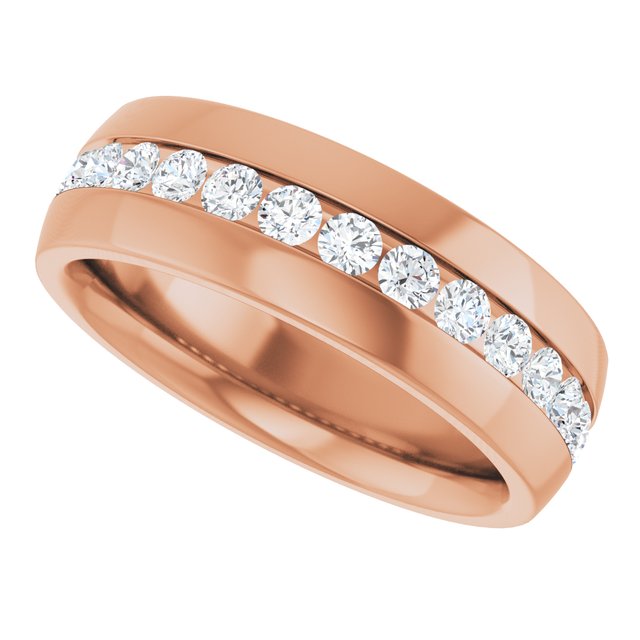 1 CTW Lab-Grown Diamond Band, 7.2 mm