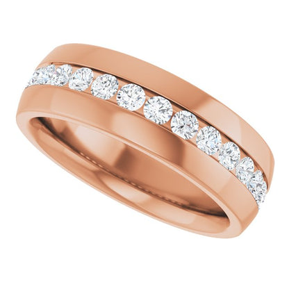 1 CTW Lab-Grown Diamond Band, 7.2 mm