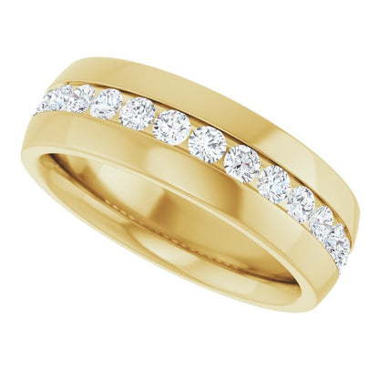 1 CTW Lab-Grown Diamond Band, 7.2 mm