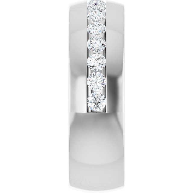 1 CTW Lab-Grown Diamond Band, 7.2 mm