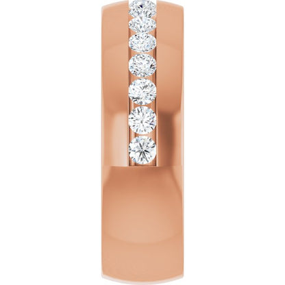 1 CTW Lab-Grown Diamond Band, 7.2 mm