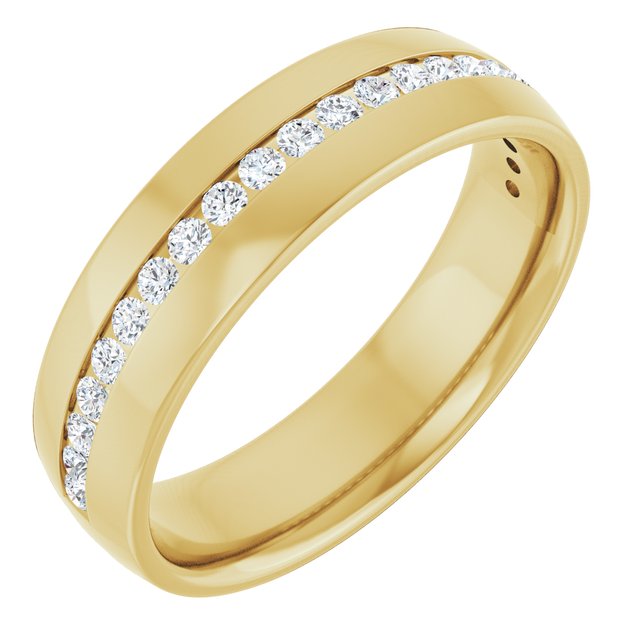 3/8 CTW Lab-Grown Diamond Band, 6 mm