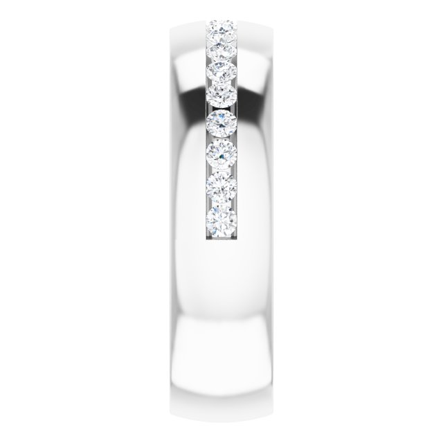 1/2 CTW Natural Diamond Band, 6.4 mm