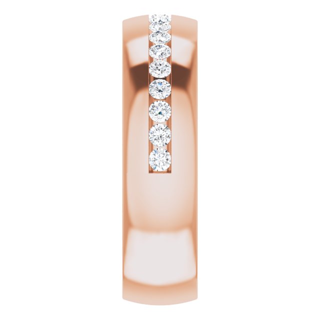 1/2 CTW Natural Diamond Band, 6.4 mm
