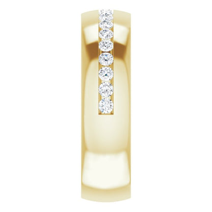 1/2 CTW Natural Diamond Band, 6.4 mm