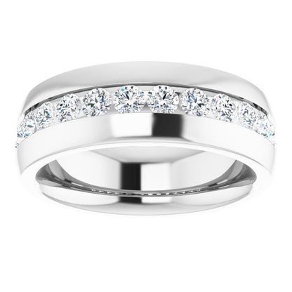 1 3/8 CTW Natural Diamond Band, 8 mm