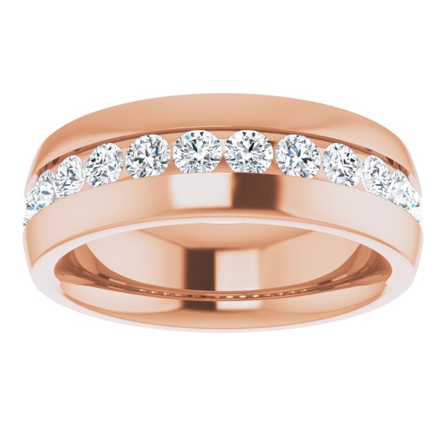 1 3/8 CTW Natural Diamond Band, 8 mm