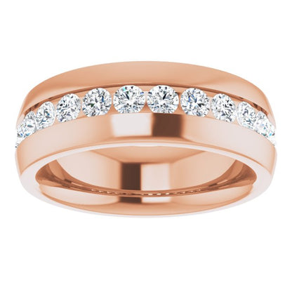 1 3/8 CTW Natural Diamond Band, 8 mm