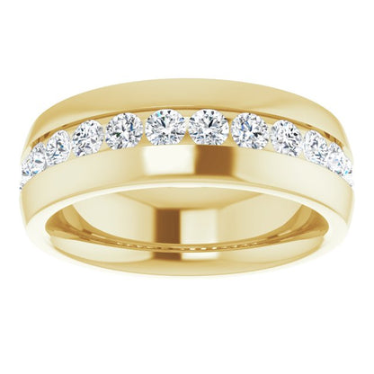 1 3/8 CTW Natural Diamond Band, 8 mm