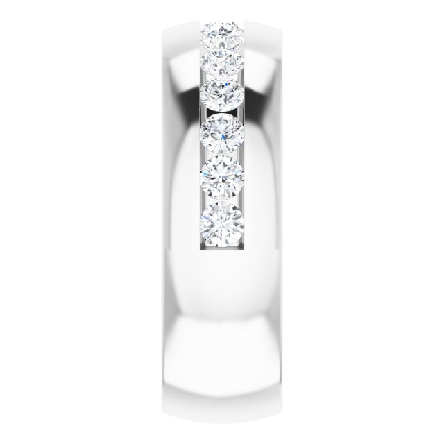 1 3/8 CTW Natural Diamond Band, 8 mm