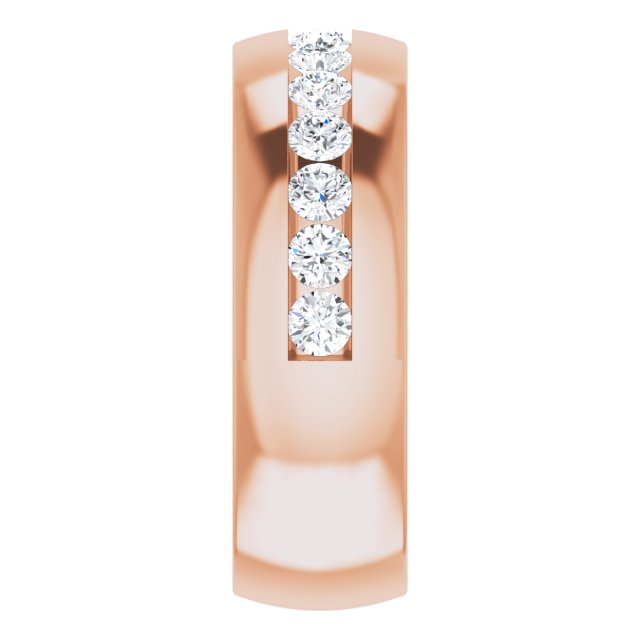 1 3/8 CTW Natural Diamond Band, 8 mm