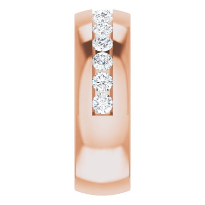 1 3/8 CTW Natural Diamond Band, 8 mm