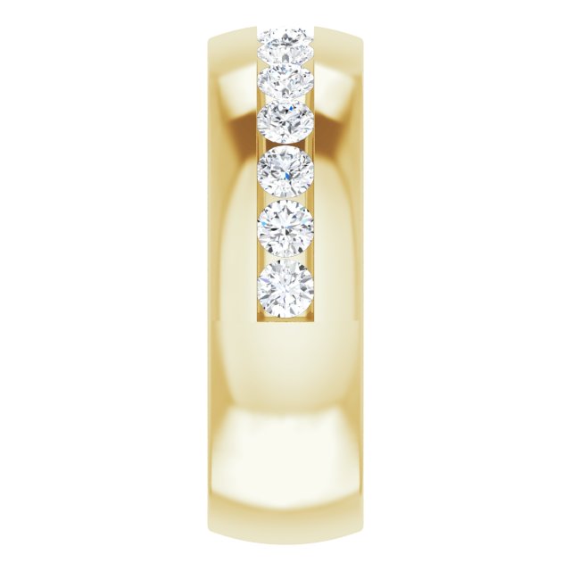 1 3/8 CTW Natural Diamond Band, 8 mm