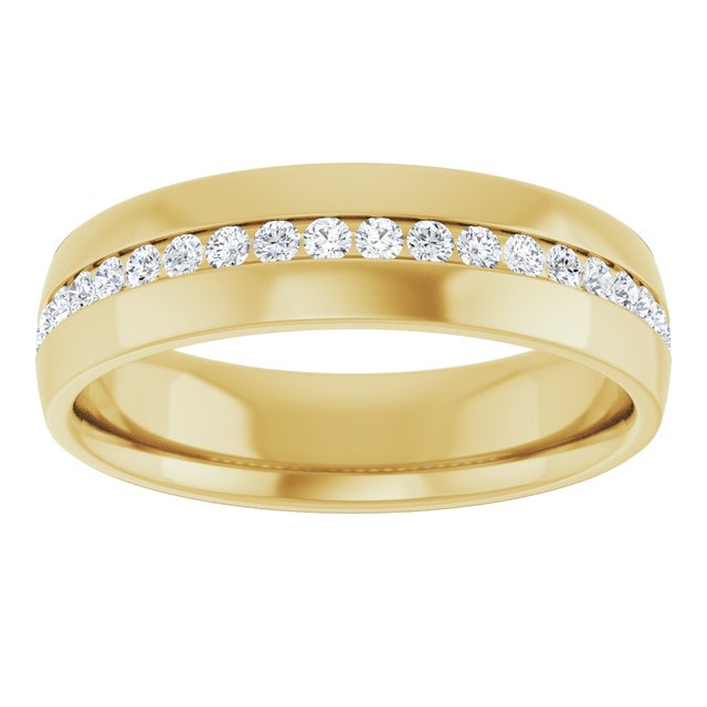 3/8 CTW Lab-Grown Diamond Band, 6 mm