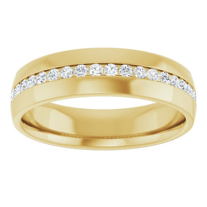 3/8 CTW Lab-Grown Diamond Band, 6 mm