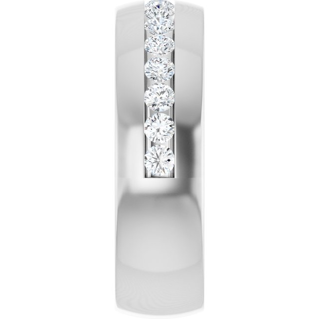 1 CTW Lab-Grown Diamond Band, 7.2 mm
