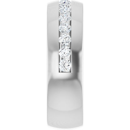 1 CTW Lab-Grown Diamond Band, 7.2 mm