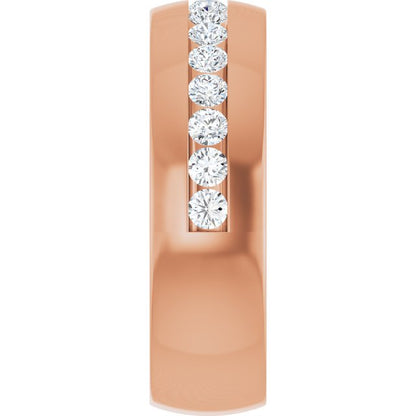 1 CTW Lab-Grown Diamond Band, 7.2 mm