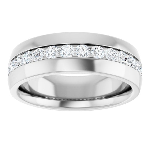 1 CTW Lab-Grown Diamond Band, 7.2 mm