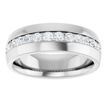 1 CTW Lab-Grown Diamond Band, 7.2 mm
