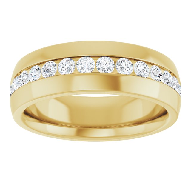 1 CTW Lab-Grown Diamond Band, 7.2 mm